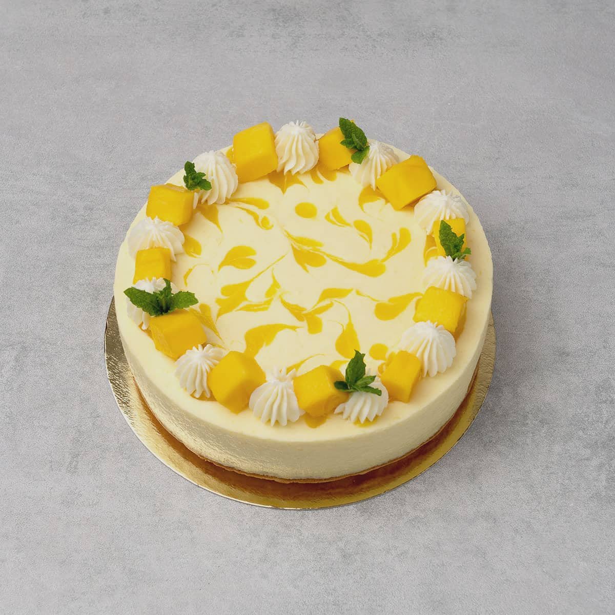 Mango Mousse Tub Cake